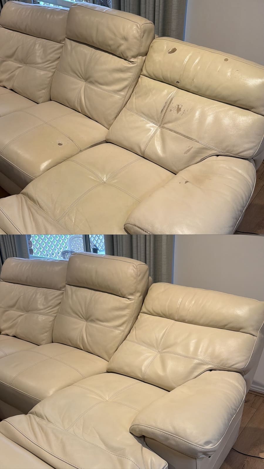 After — even, rich recolour